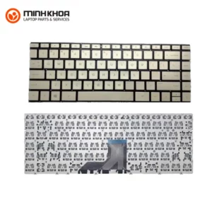 Bàn phím laptop zin led HP 13AH Gold ánh hồng 13AQ