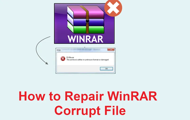 Lỗi The Archive Is Corrupted Zip, File Rar Bị Corrupt (14)