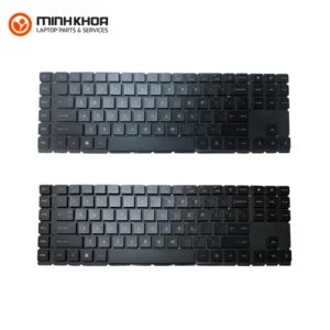 Bàn phím zin laptop HP 17CK CN KO phím số, có dãy phím phụ bên trái