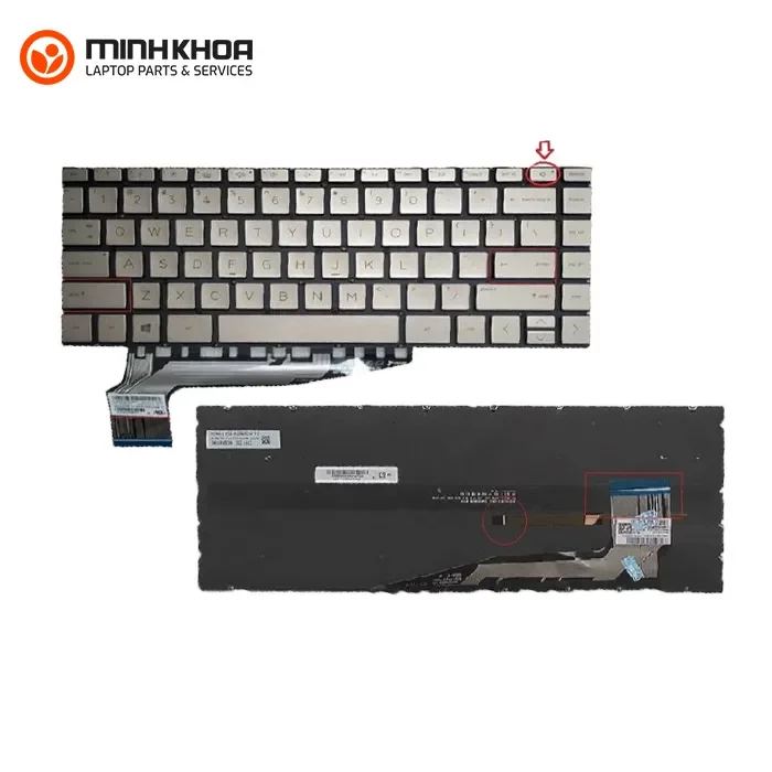 Bàn phím zin led laptop HP Pavilion Aero 13BE_CN Gold Bàn Phím Zin Led Laptop Hp Pavilion Aero 13be Cn Gold