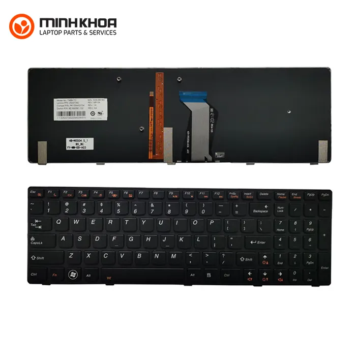 Bàn Phím Zin Led Laptop Lenovo Ideapad y580