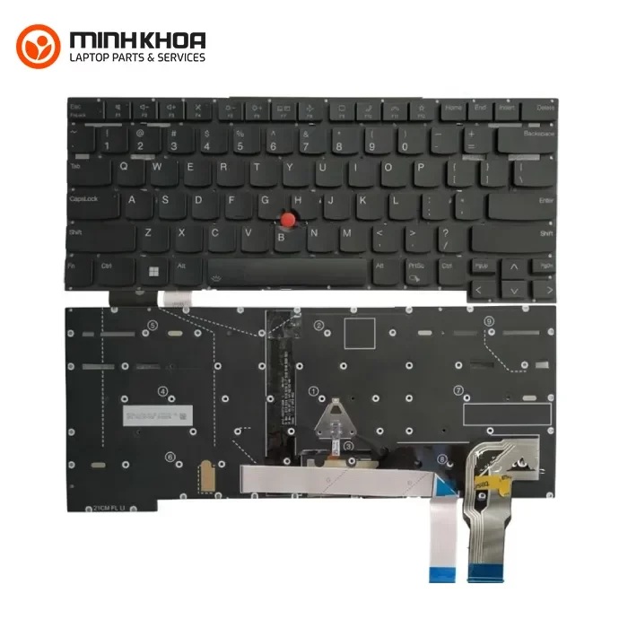 Bàn phím zin led laptop Lenovo ThinkPad T14S Gen 2 Bàn Phím Zin Led Laptop Lenovo Thinkpad T14s Gen 2