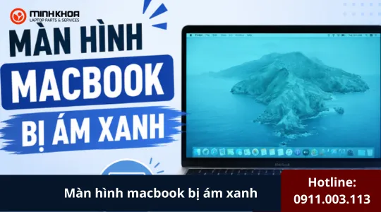 Màn Hình Macbook Bị ám Xanh (1)