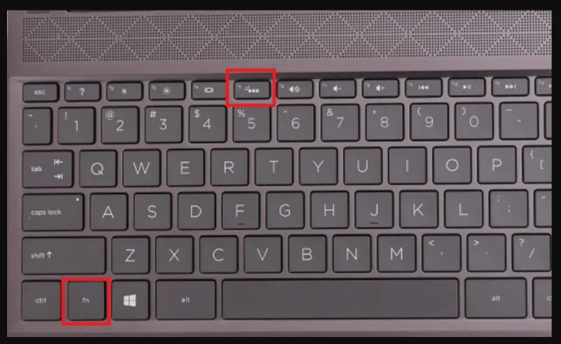 Bật đèn Bàn Phím Laptop Hp (5)