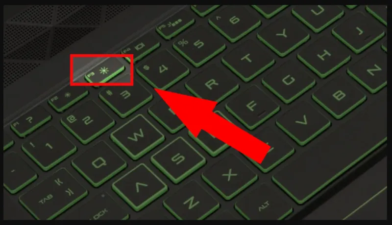 Bật đèn Bàn Phím Laptop Hp (9)