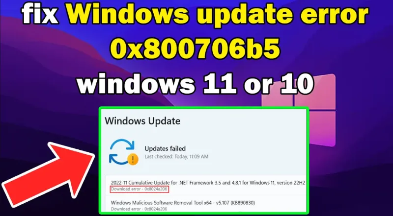 Khắc Phục Lỗi Windows Update 0x800706b5 (8)