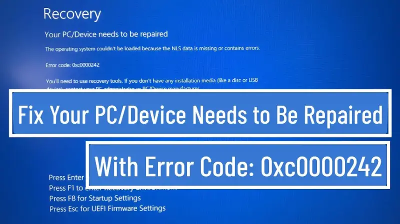 Lỗi Boot Bcd 0xc0000242 Trên Windows (6)