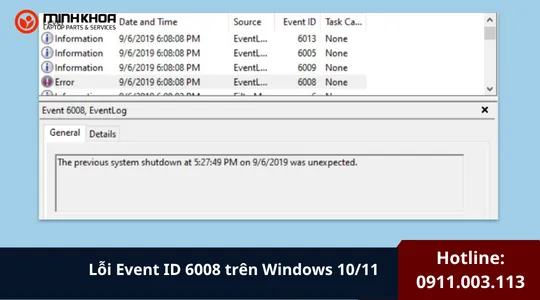 Lỗi Event Id 6008 Trên Windows 1011 (17)