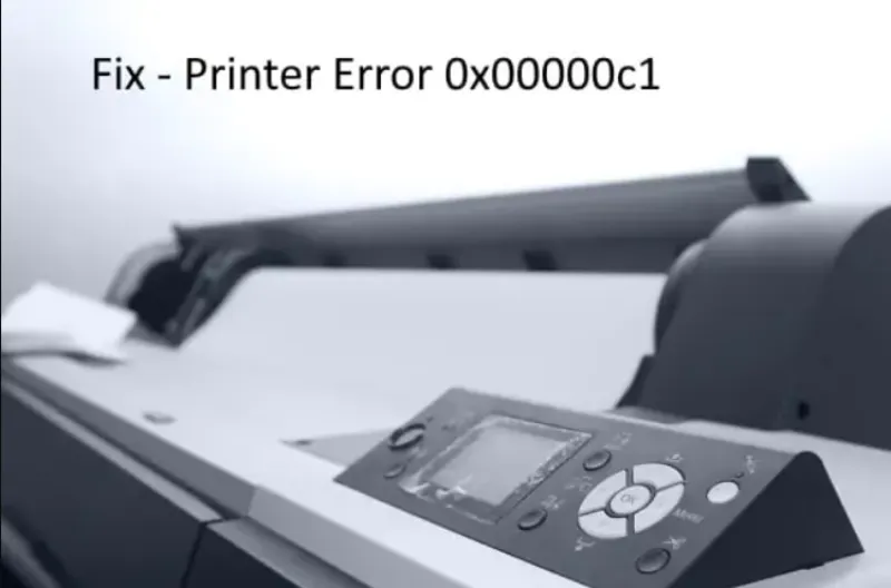 Lỗi Unable To Install Printer (error 0x00000c1) (11)