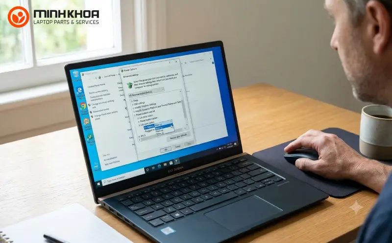 Mở Laptop Asus Không Cần Nút Nguồn (10)