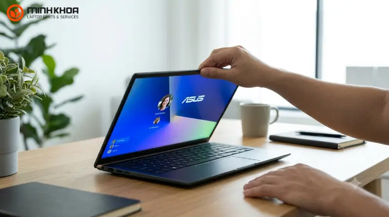 Mở Laptop Asus Không Cần Nút Nguồn (9)